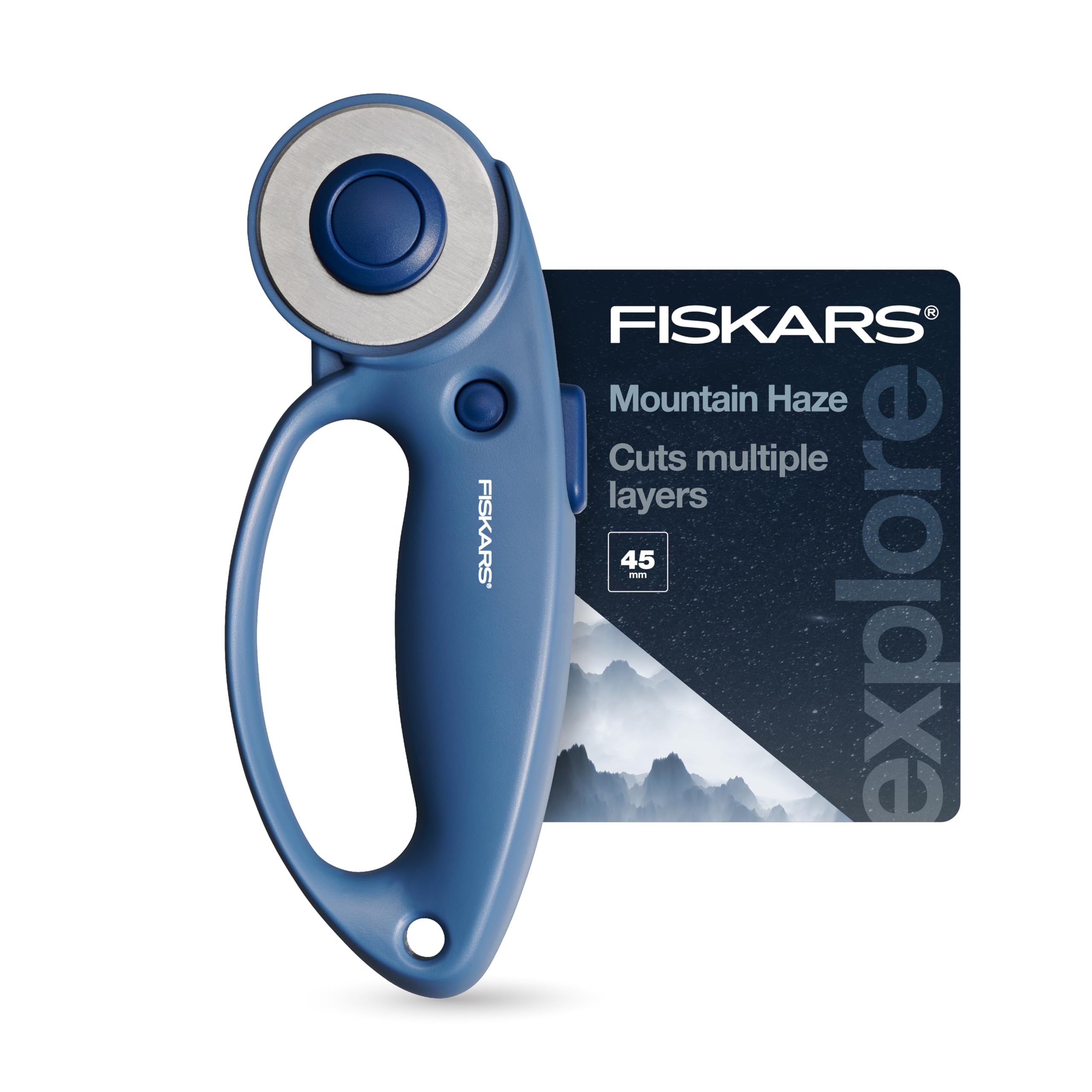 Foto 2 pulgar | Cortadora Rotativa Fiskars Explore Collection Mountain Haze 45 Mm - Venta Internacional.