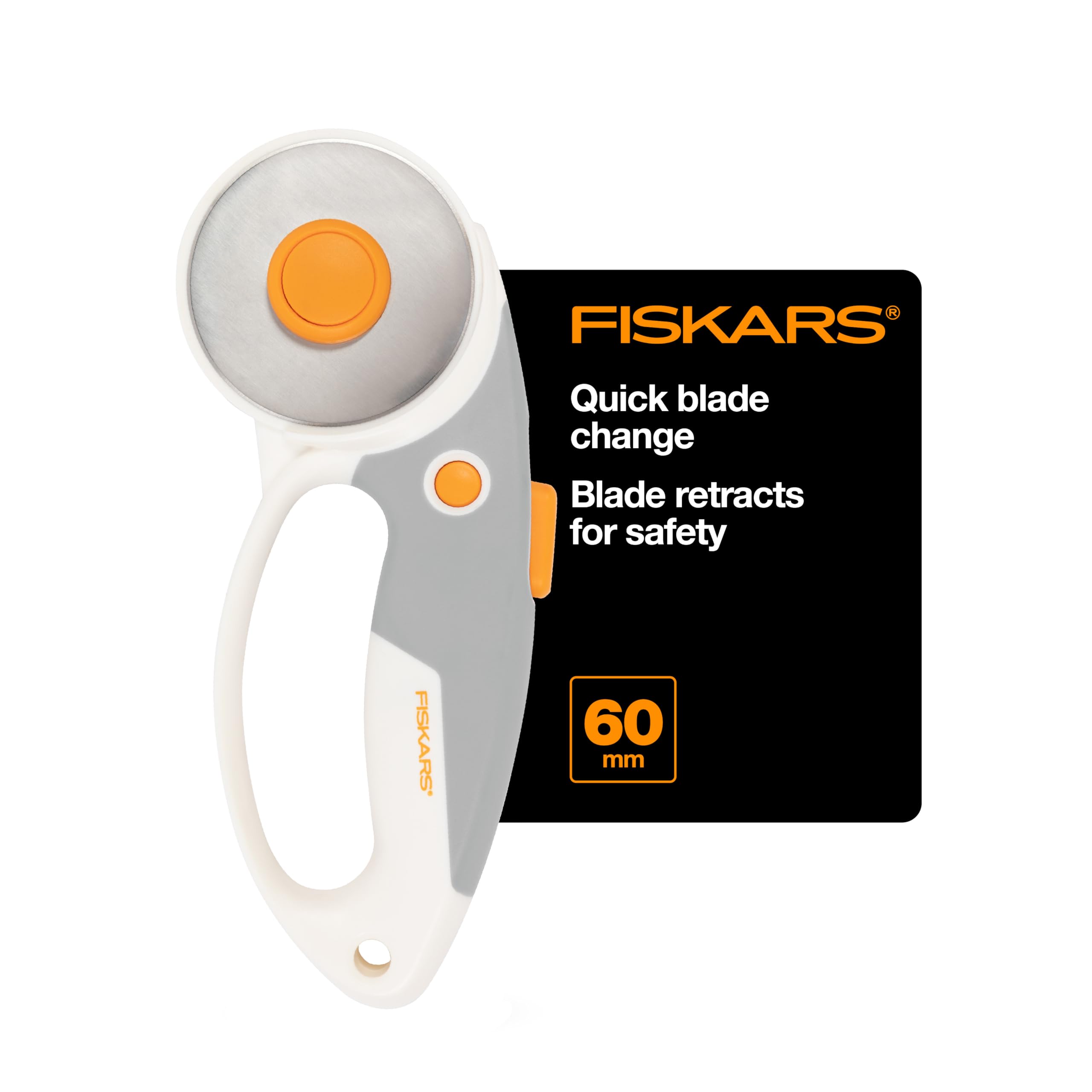Foto 1 | Cortador Giratorio Fiskars De 60 Mm Para Tela Con Agarre Ergonómico - Venta Internacional.