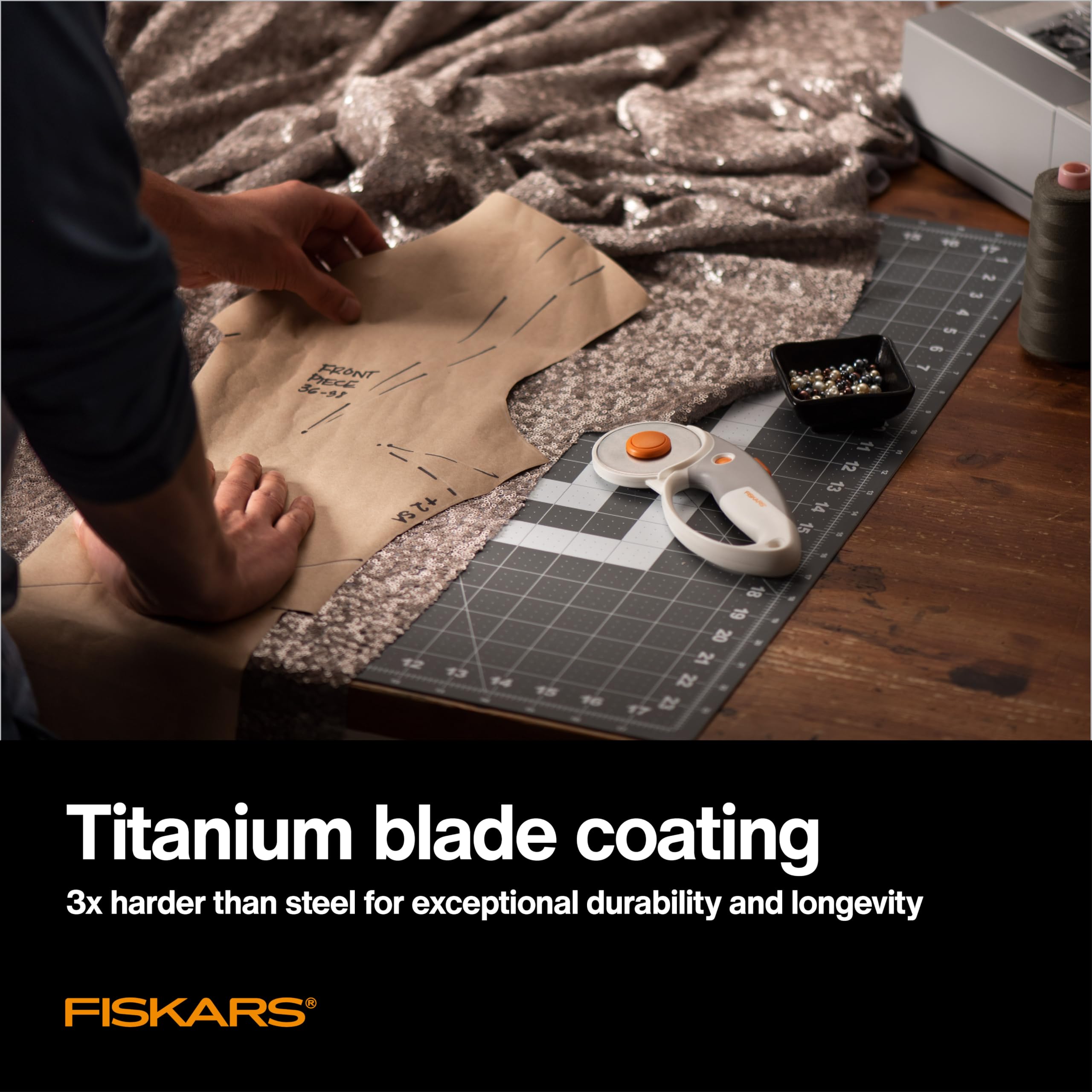 Foto 5 pulgar | Cortador Giratorio Fiskars De 60 Mm Para Tela Con Agarre Ergonómico - Venta Internacional.