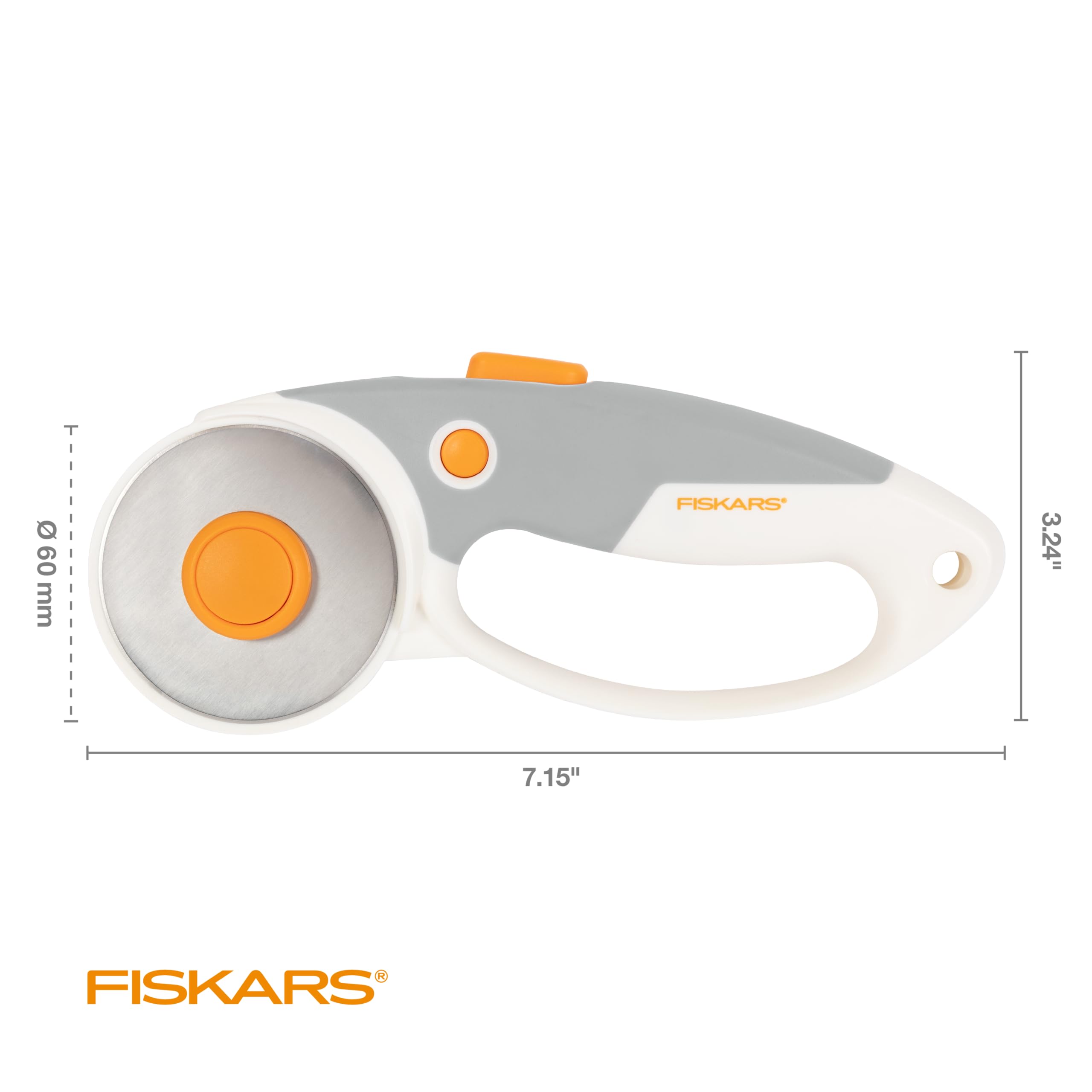 Foto 7 pulgar | Cortador Giratorio Fiskars De 60 Mm Para Tela Con Agarre Ergonómico - Venta Internacional.