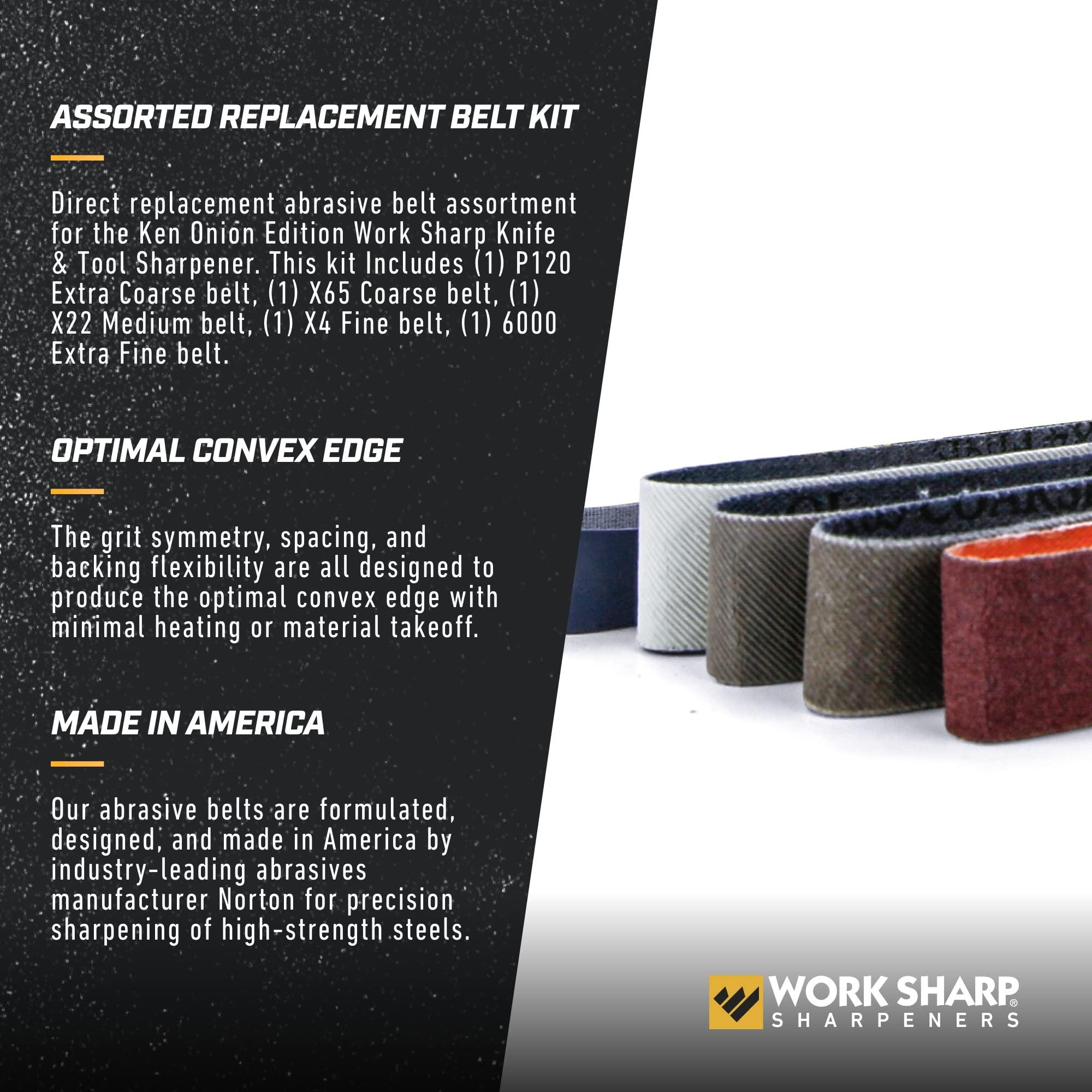 Foto 4 pulgar | Kit De Correas De Repuesto Work Sharp Ken Onion Edition Wssako81113 - Venta Internacional.
