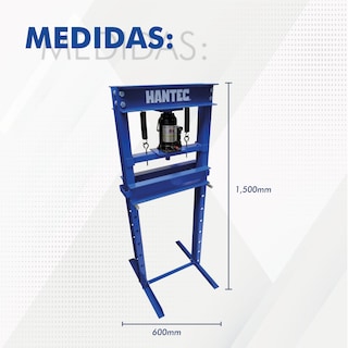 Foto 4 | Prensa Hidráulica de 20 Toneladas Hantec color Azul
