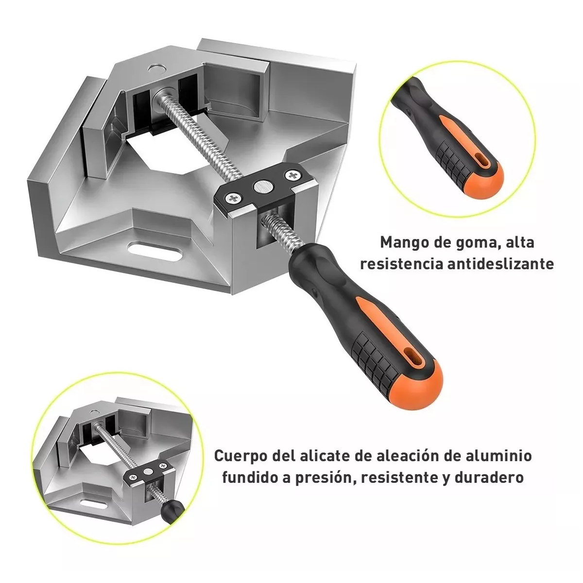 Foto 4 pulgar | Kit de 2 Prensas Esquineras para Madera y Metal Apertura 90° Eo Safe Imports