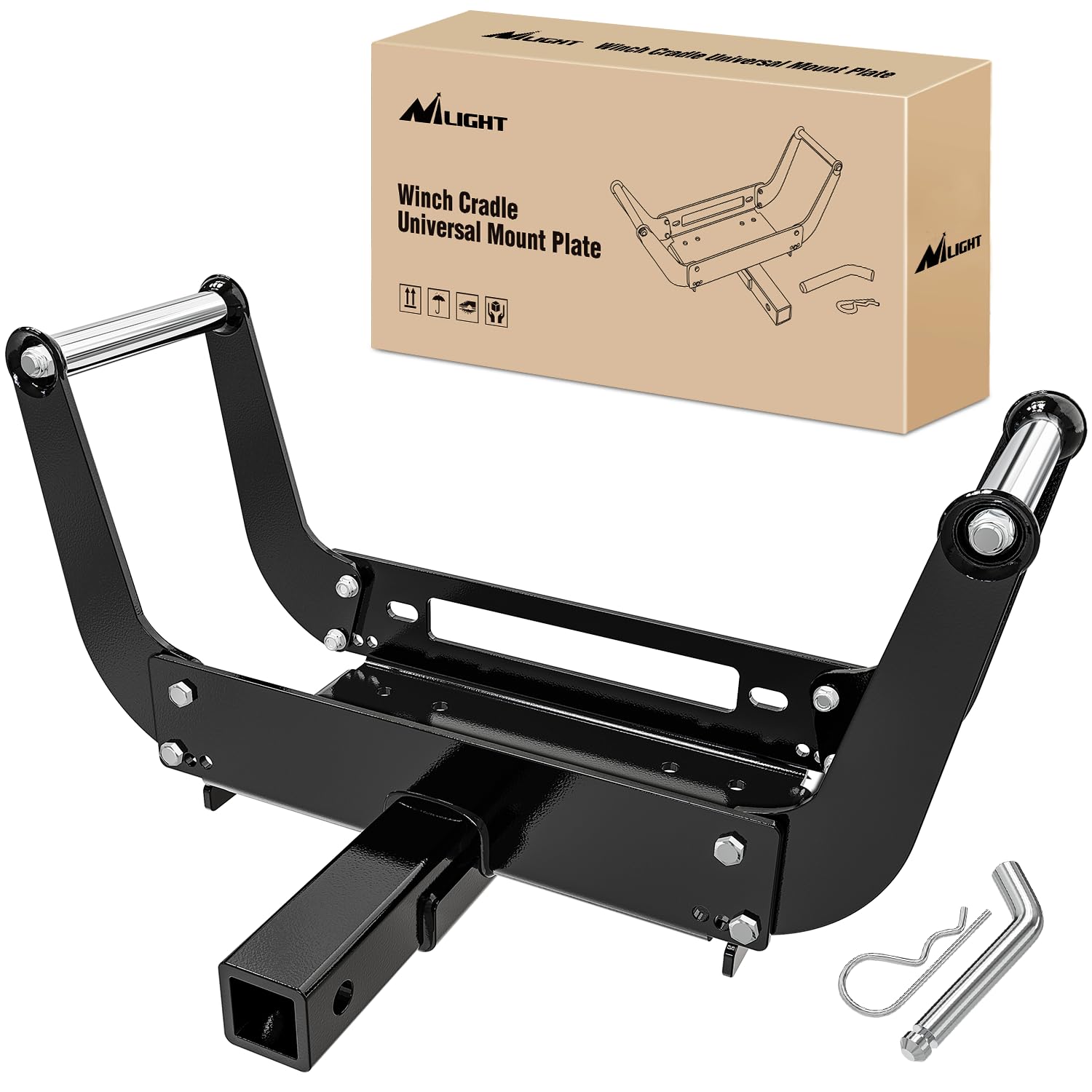 Placa De Montaje En Soporte Para Cabrestante Nilight Universal, De 8000 A 13.000 Libras - Venta Internacional.