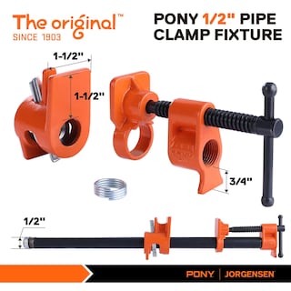 Foto 3 | Pinza Pony Para Encolado De Madera Para Tubos De 1/2 Pulgada, Paquete De 2 - Venta Internacional.