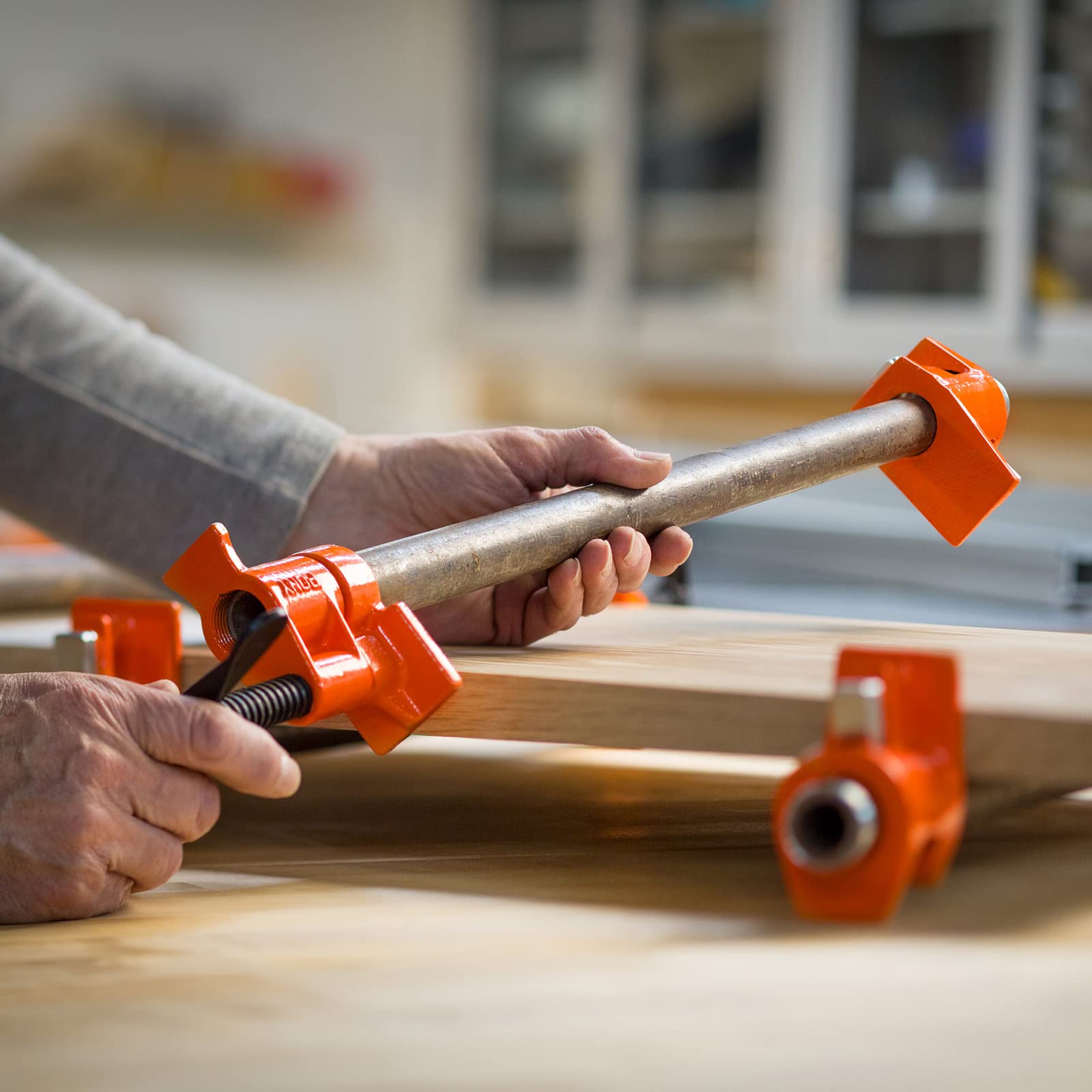 Foto 7 | Pinza Pony Para Pegar Tubos De Madera, Paquete De 2 Unidades Para Tubos De 3/4 Pulgadas - Venta Internacional.