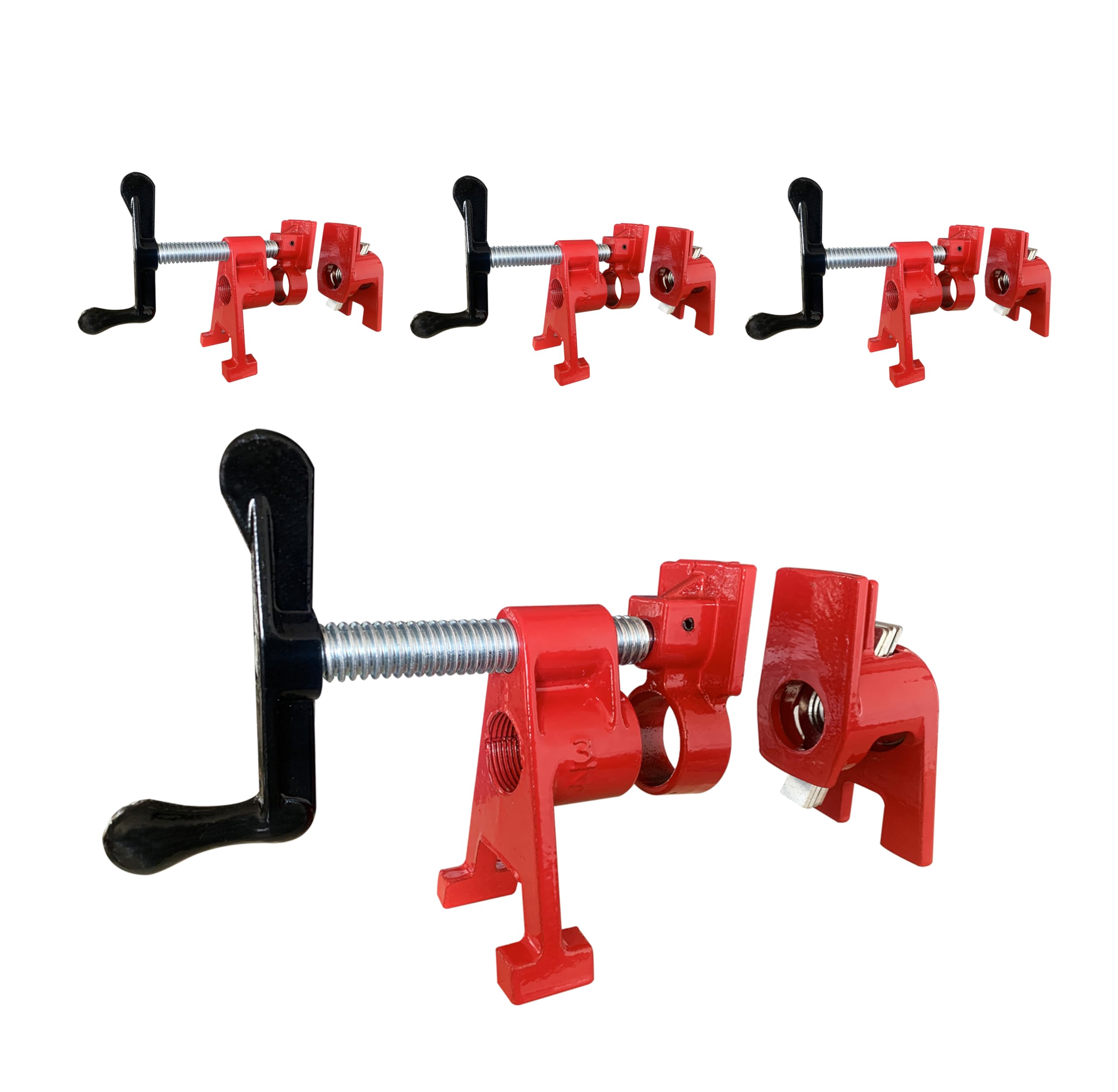 Juego De Abrazaderas Para Tubos Himapro Professional, Paquete De 4 Unidades, 3/4 Pulgadas - Venta Internacional.