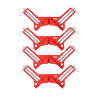 Prensa Esquinera Carpinteria Metal 4pcs Eo Safe Imports Esi-4946-1 Rojo