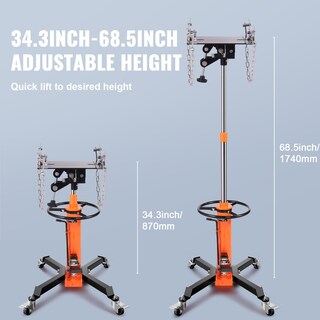 Foto 3 | Conector De Transmisión Vevor, 600 Kg, Telescópico Hidráulico, 32-67 Cm - Venta Internacional.