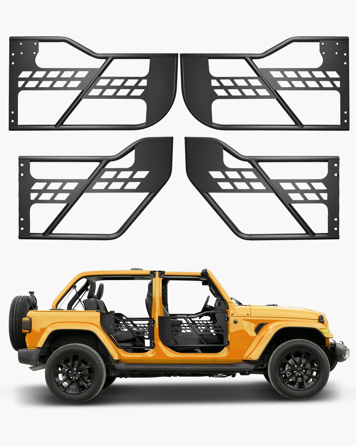 Puertas Jeep Tube Vevor Hunting Style De 4 Puertas Para Wrangler Jl - Venta Internacional.