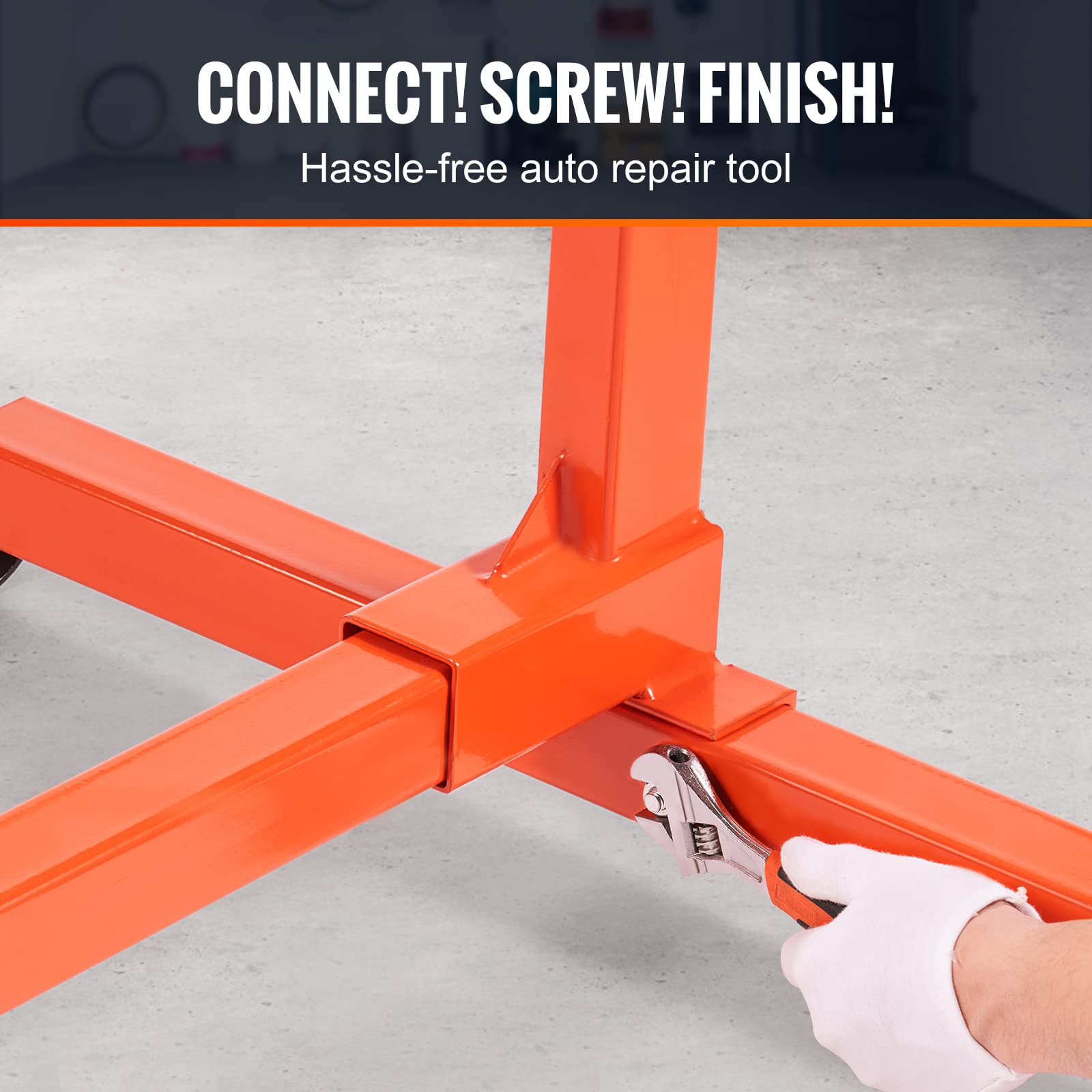 Foto 7 pulgar | Soporte De Motor Vevor De 3/8 Toneladas (340 Kg) Con Cabezal Ajustable En 360° - Venta Internacional.