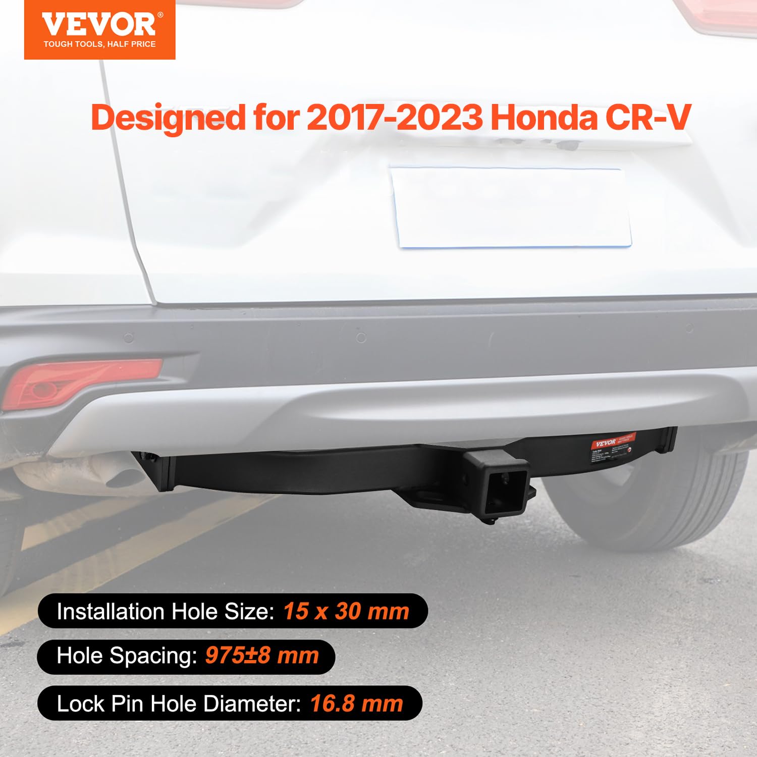 Foto 2 | Enganche De Remolque Vevor Class 3 Q455b De Acero 6000 Libras Para Honda Cr-v - Venta Internacional.