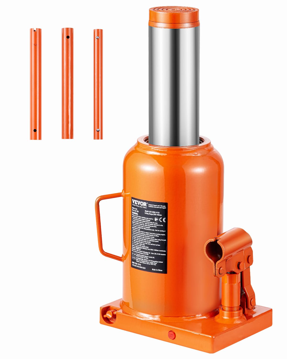 Botella Hidráulica Jack Vevor 50 Ton/110231 Libras Para Reparación De Automóviles - Venta Internacional.