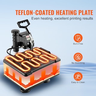 Foto 3 | Máquina De Prensado En Caliente Vevor 8 En 1, Combinación De 12 X 15 Para Camiseta - Venta Internacional.