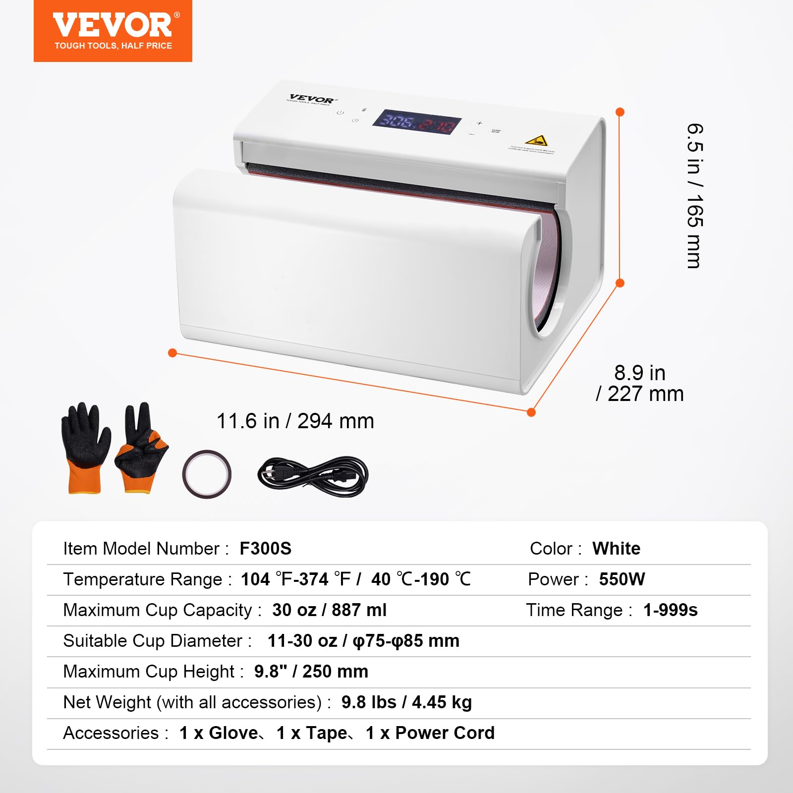 Foto 8 pulgar | Máquina De Prensado En Caliente Vevor Auto Viller Para Sublimación - Venta Internacional.