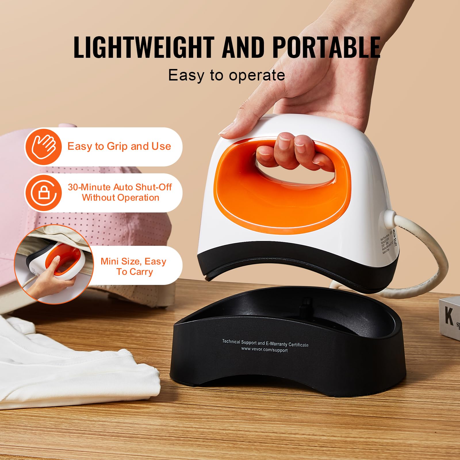 Foto 5 | Máquina Prensadora De Sombreros Vevor Mini Hat Heat Press Para Gorras, Color Blanco - Venta Internacional.