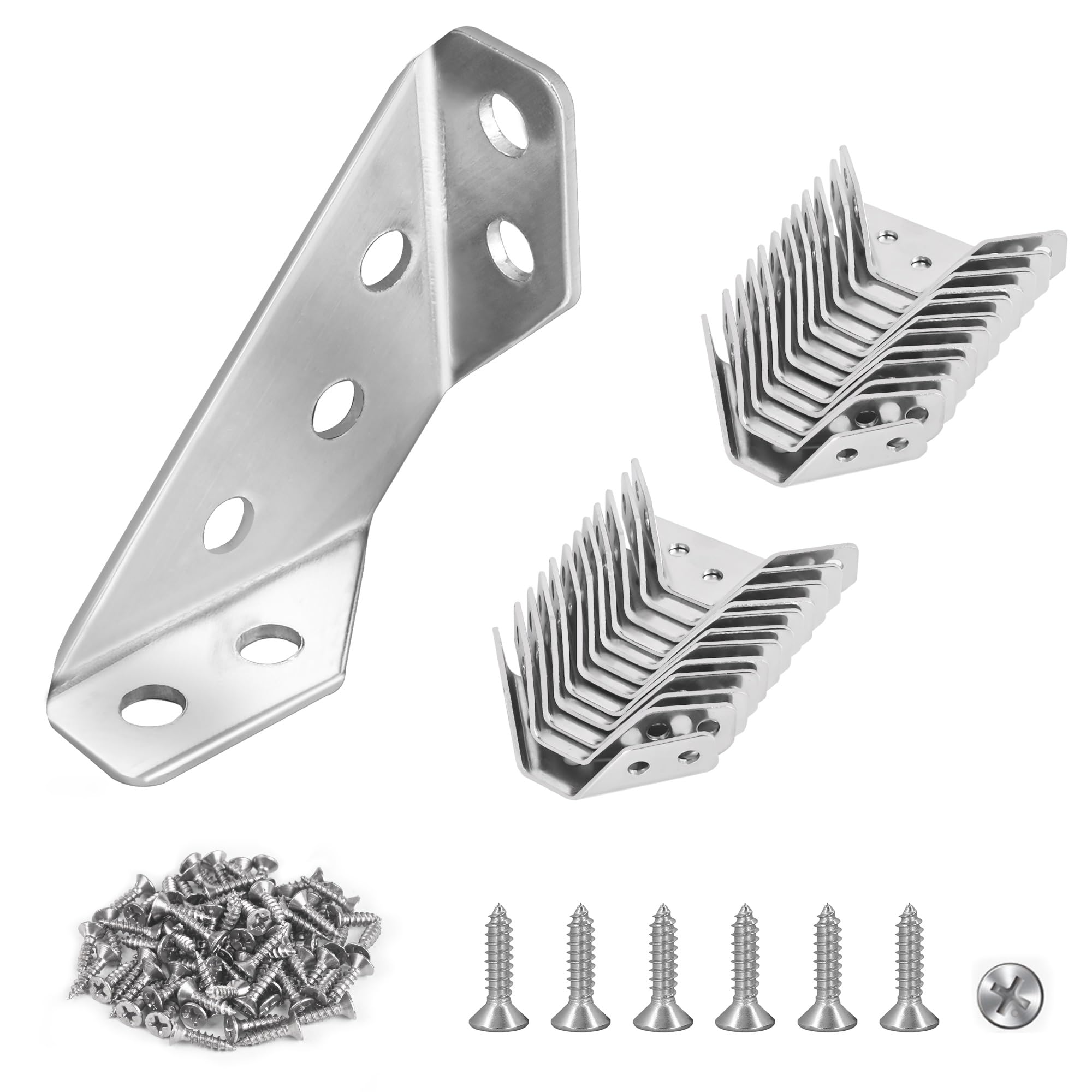 Conectores De Esquina Plusroc Universales De Acero Inoxidable X24 - Venta Internacional.