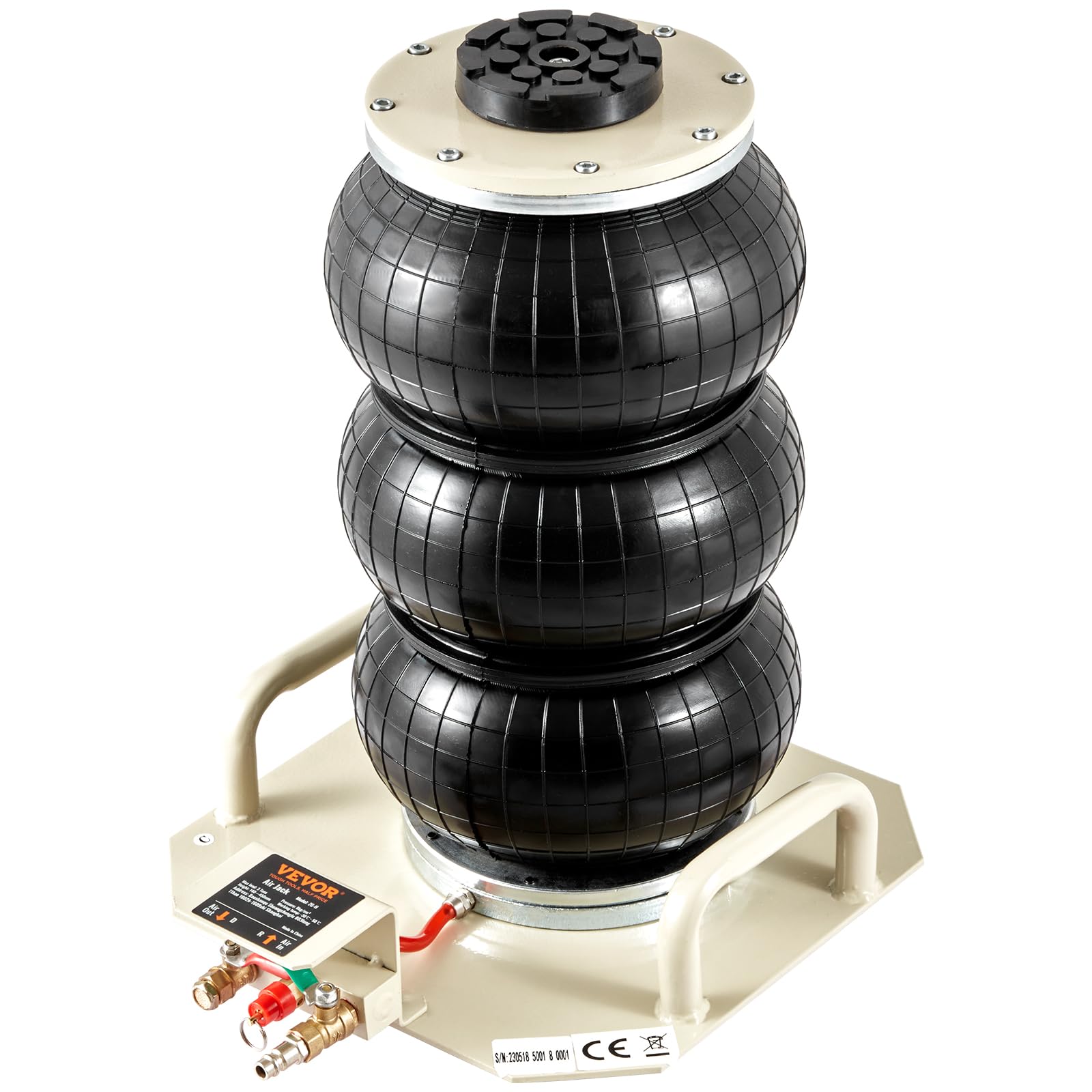 Airbag Triple Air Jack Vevor De 3 Toneladas/6600 Libras, Color Blanco - Venta Internacional.