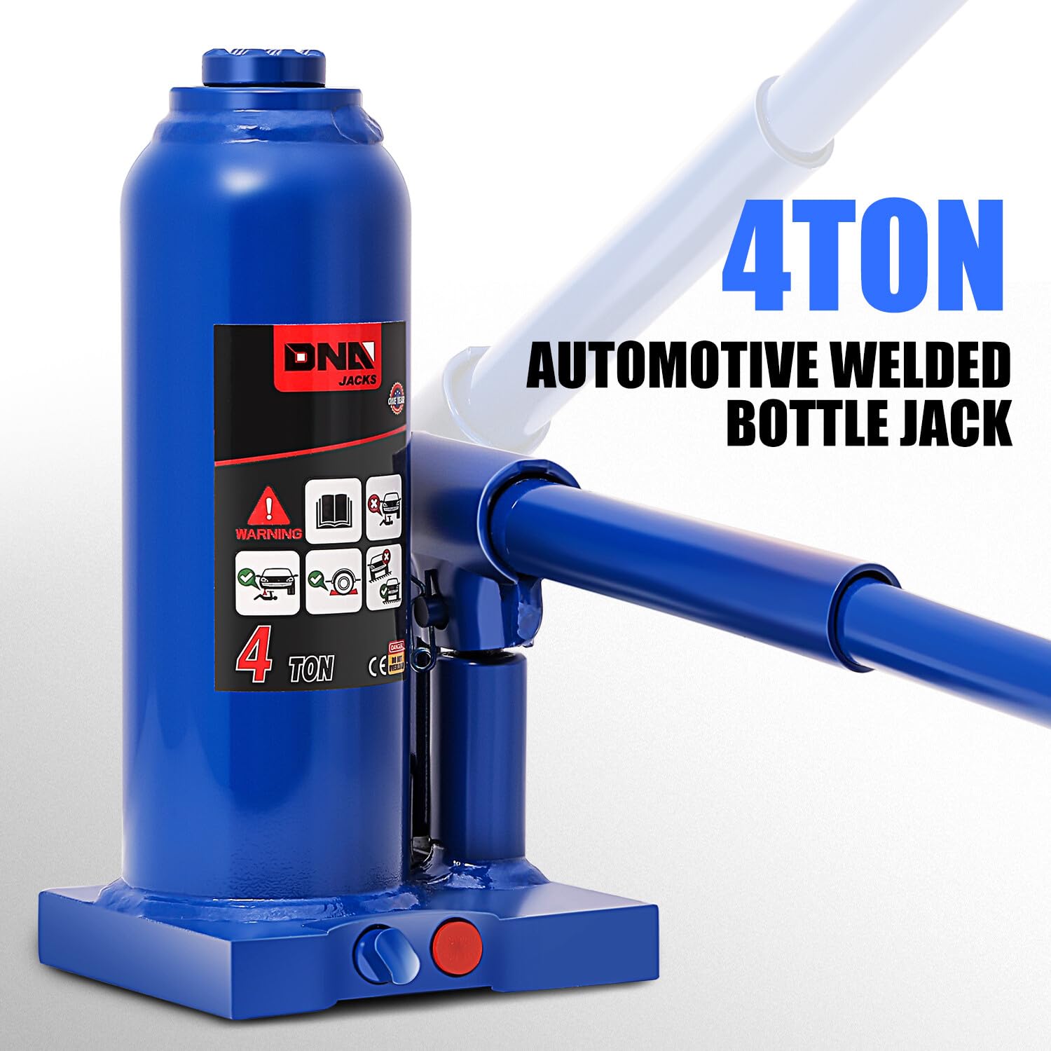 Foto 2 | Botella Hidráulica Jack Dna Motoring 4 Toneladas/4.000 Kg Azul - Venta Internacional.