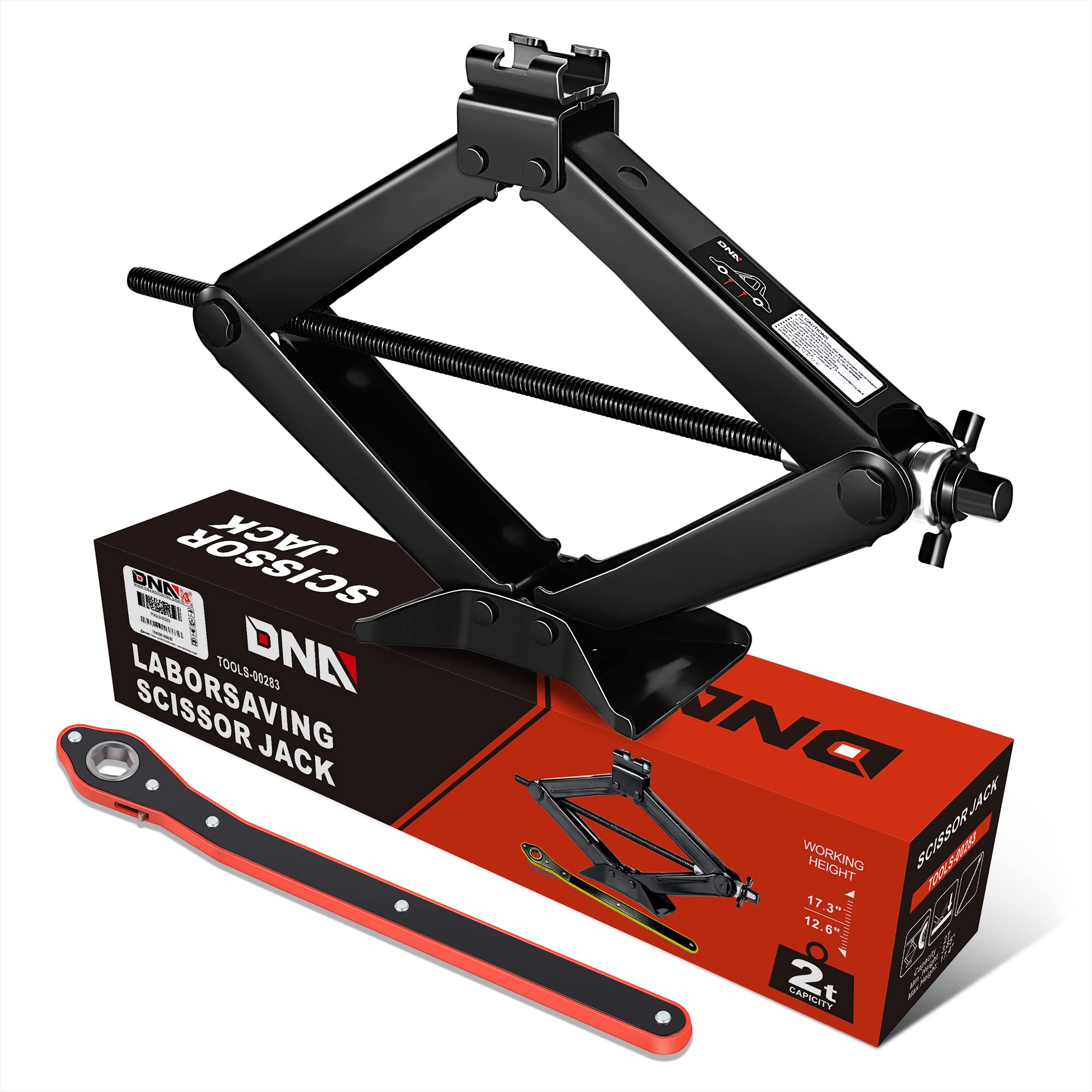 Elevador De Tijera Jack Dna Motoring De 2 Toneladas Para La Mayoría De Los Coches - Venta Internacional.