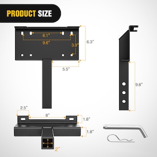 Foto 2 | Placa De Montaje Para Enganche Y Cabrestante Para Remolque Nilight Universal - Venta Internacional.