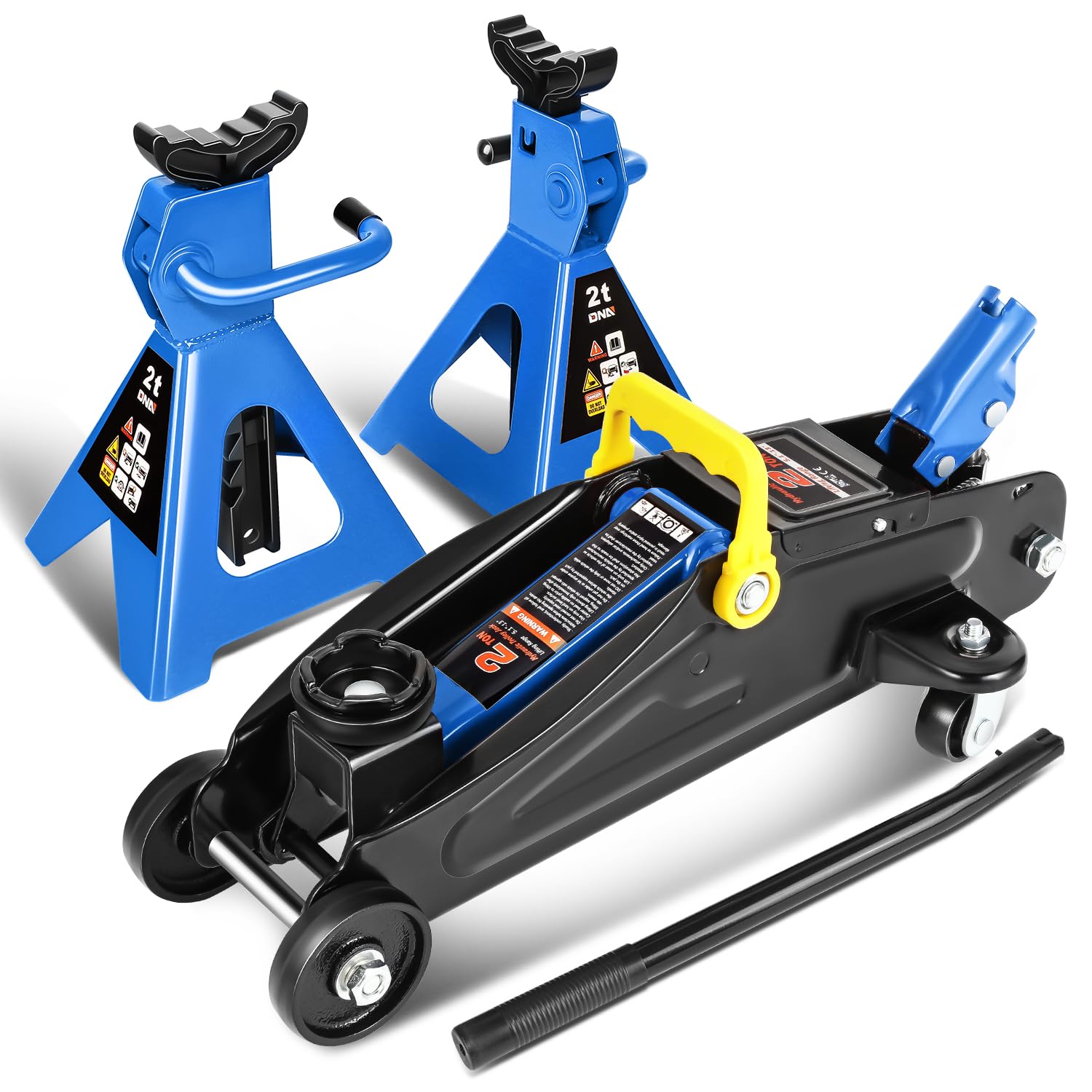 Combo De Servicio De Carro Hidráulico Y Conector De Piso De 2 Toneladas Dna Motoring - Venta Internacional.