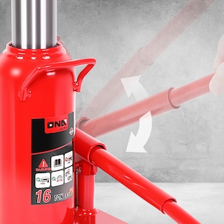 Foto 7 | Botella Hidráulica Jack Dna Motoring 16 Toneladas/16.000 Kg Roja - Venta Internacional.