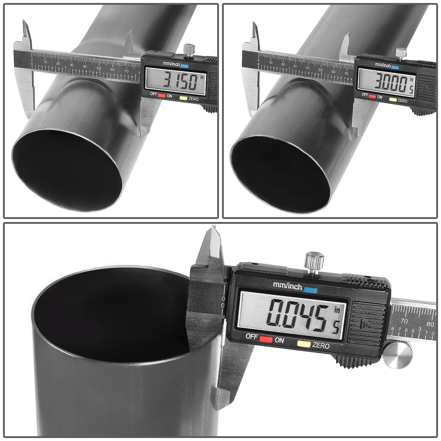 Foto 7 pulgar | Tubo De Escape Dna Motoring Ztl-pp-30-0-raw 45 Cm 3 Cm Od - Venta Internacional.