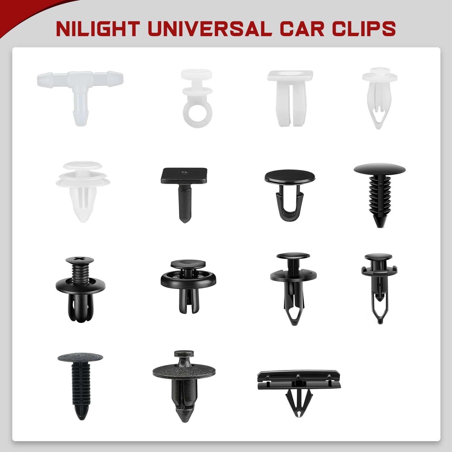 Foto 5 pulgar | Juego De Clips De Coche Nilight, 501 Unidades, Universales, Para Gm Ford Toyota - Venta Internacional.