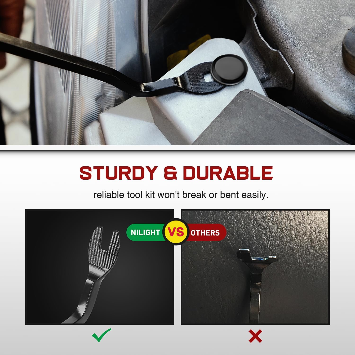 Foto 5 | Juego De Clips De Coche Nilight, 501 Unidades, Universales, Para Gm Ford Toyota - Venta Internacional.
