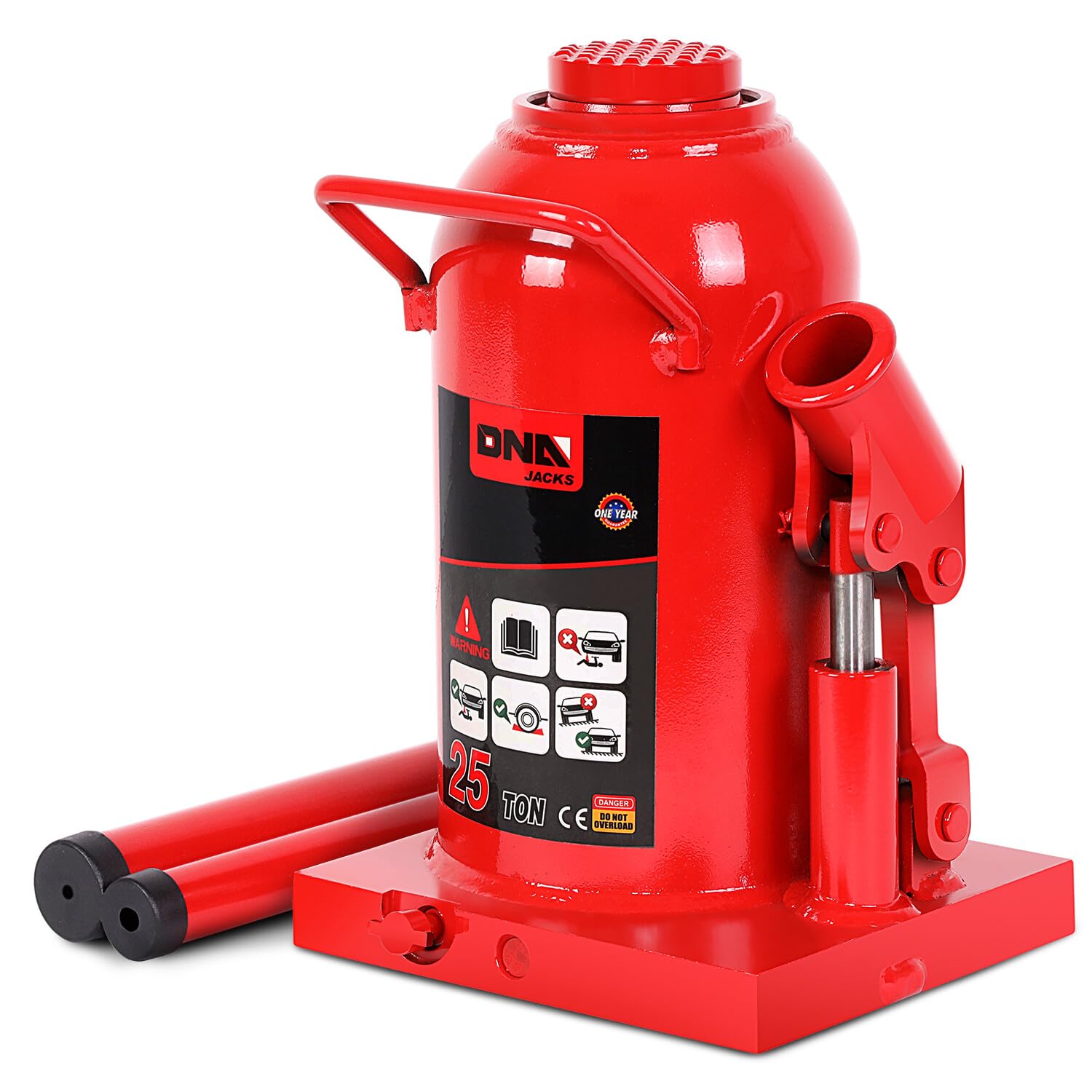 Botella Hidráulica Jack Dna Motoring 25t/25,000 Kg Para Vehículo - Venta Internacional.