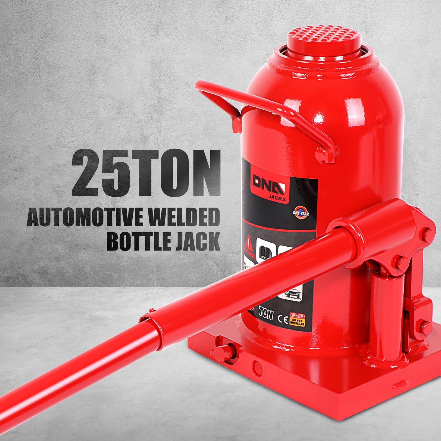 Foto 4 | Botella Hidráulica Jack Dna Motoring 25t/25,000 Kg Para Vehículo - Venta Internacional.