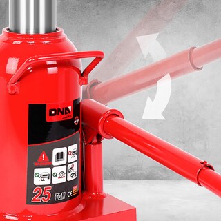 Foto 7 | Botella Hidráulica Jack Dna Motoring 25t/25,000 Kg Para Vehículo - Venta Internacional.