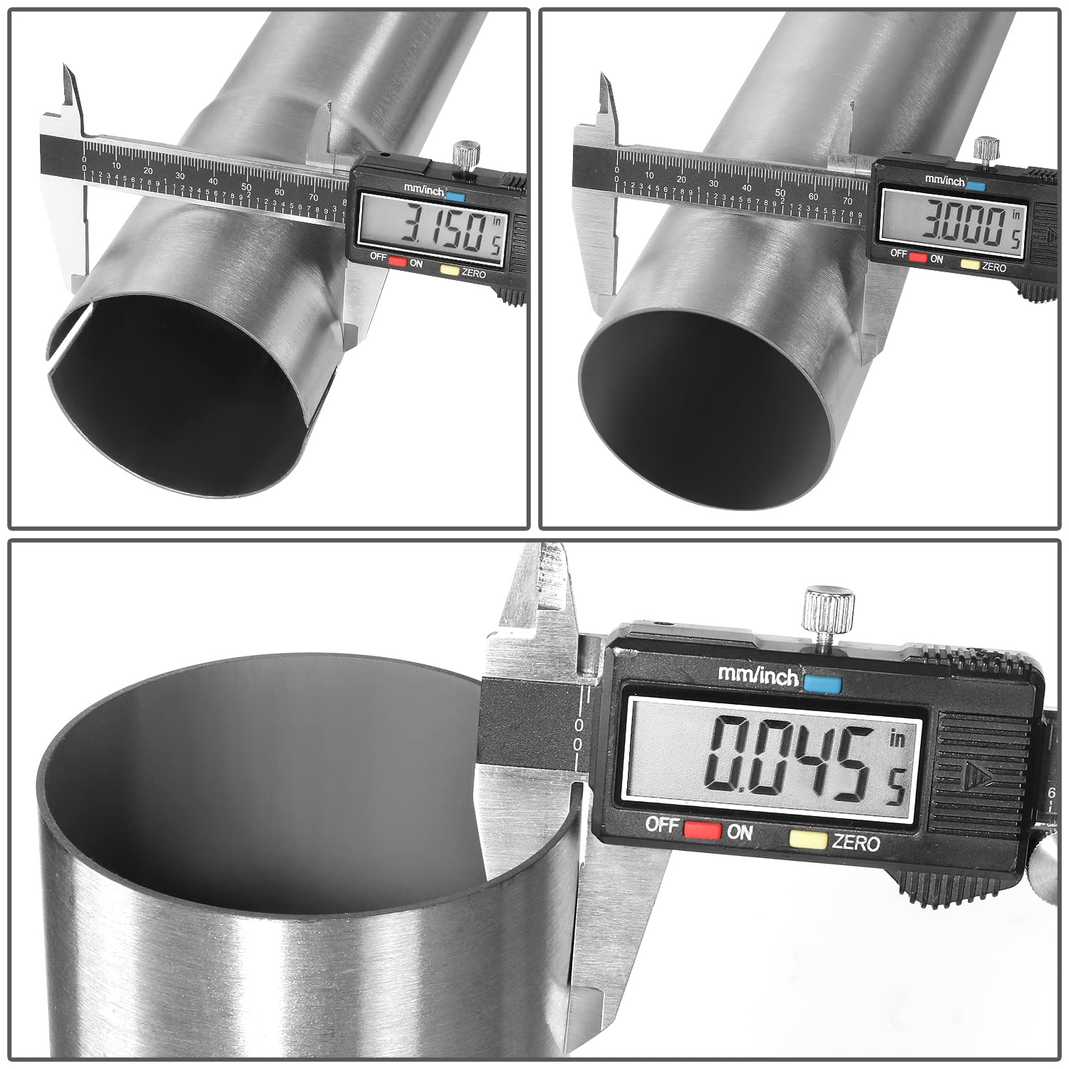 Foto 7 pulgar | Tubo De Escape Dna Motoring Ztl-pp-30-0-ss Recto 45 Cm - Venta Internacional.