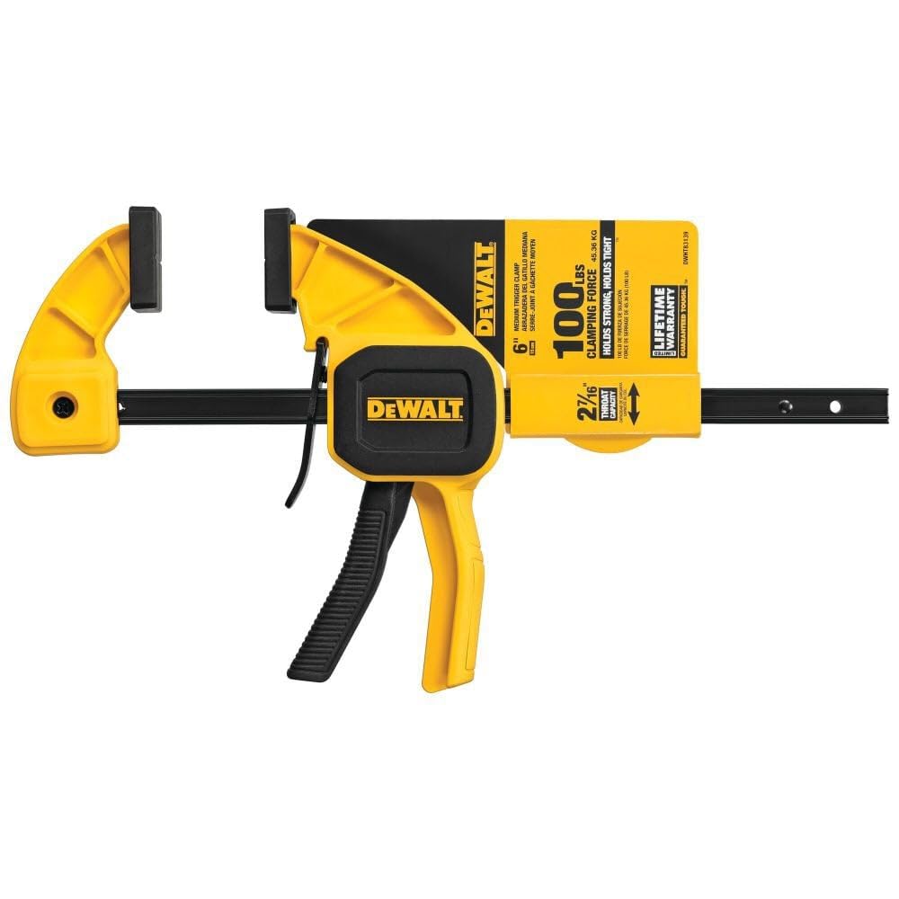 Foto 5 pulgar | Pinza De Gatillo Dewalt De 6 Cm, Mediana, 45 Kg, Fuerza De Sujeción - Venta Internacional.