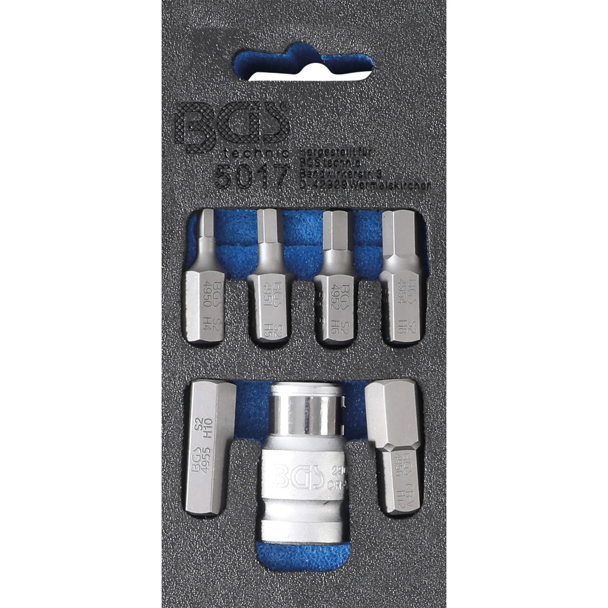 Foto 2 pulgar | Juego De Puntas 3/8 | Hexagonal | Adaptador 1/2 | Bgs 5017