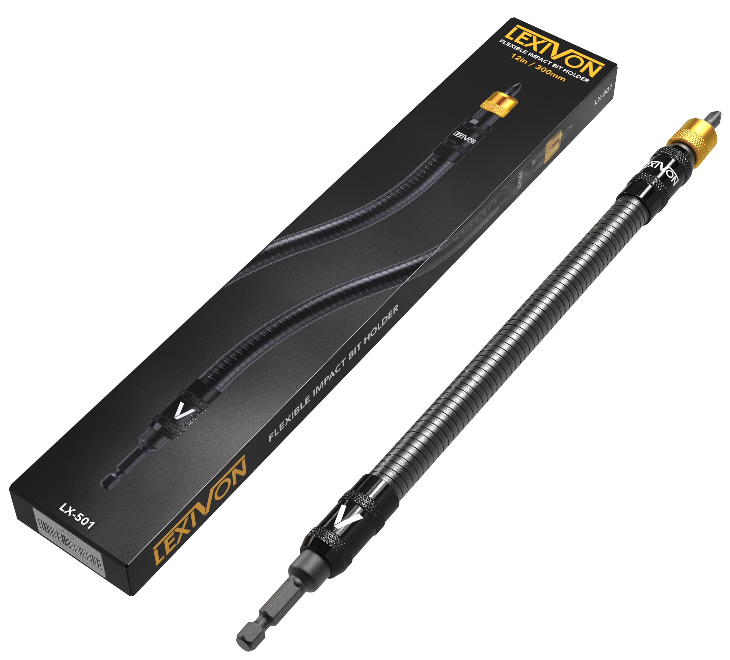 Soporte Para Brocas Lexivon Flexible Extension 30 Cm Lx-501 - Venta Internacional.