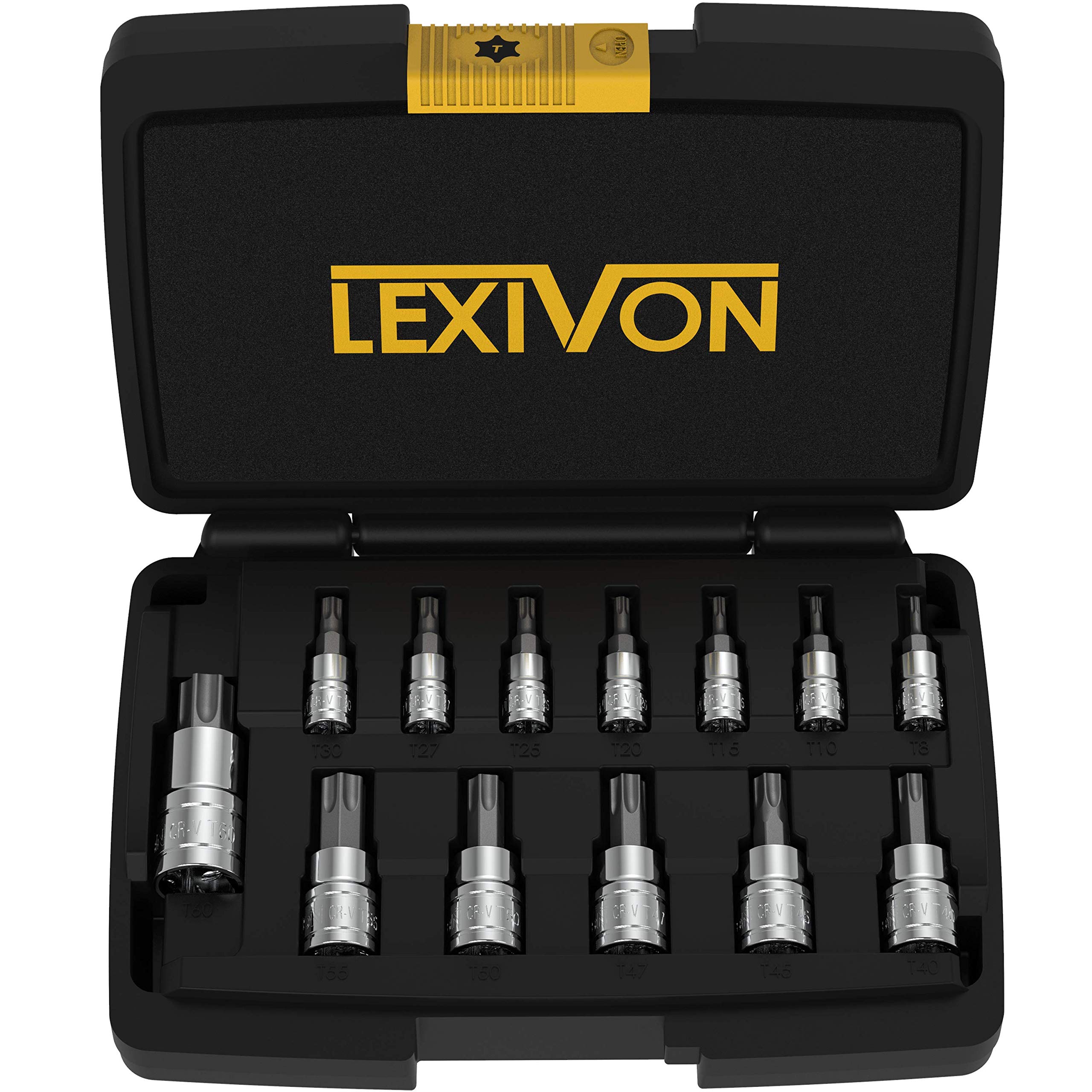 Foto 2 pulgar | Juego De Conectores Torx Bit Lexivon, 13 Piezas, Star T8 - T60 Lx-143 - Venta Internacional.