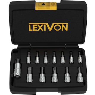 Foto 1 | Juego De Conectores Torx Bit Lexivon, 13 Piezas, Star T8 - T60 Lx-143 - Venta Internacional.