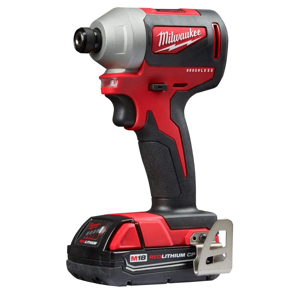 Foto 4 pulgar | Destornillador de Impacto Hexagonal Inalámbrico Milwaukee M18 2850-21p 2ah - Venta Internacional