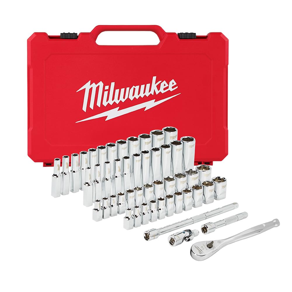 Set de Trinquete y Enchufe Milwaukee Mlw48-22-9004 1/4 Pulgadas - Venta Internacional.