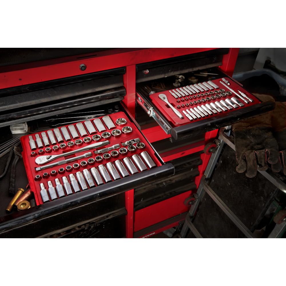 Foto 2 | Set de Trinquete y Enchufe Milwaukee Mlw48-22-9004 1/4 Pulgadas - Venta Internacional.