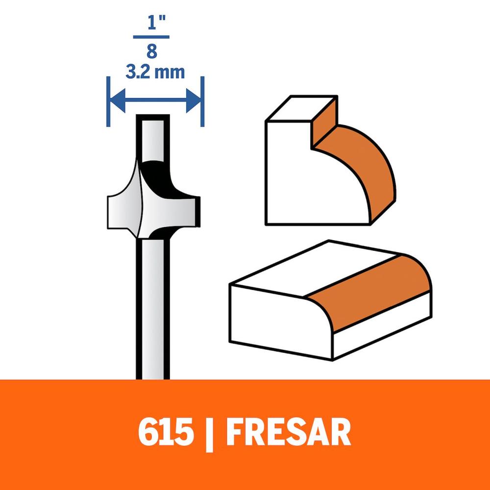 Foto 4 | Juego De Puntas 692 P/router Dremel 6 Piezas Cortar Rebajar