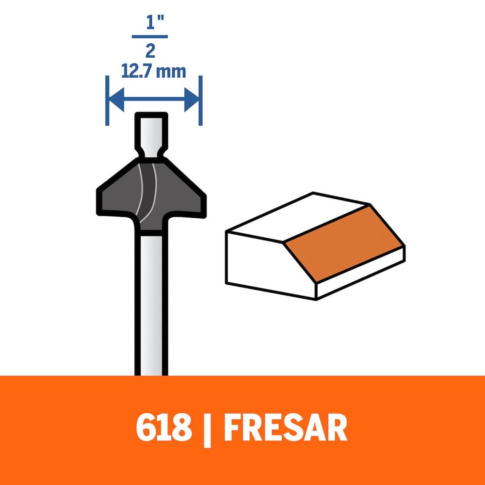 Foto 6 | Juego De Puntas 692 P/router Dremel 6 Piezas Cortar Rebajar