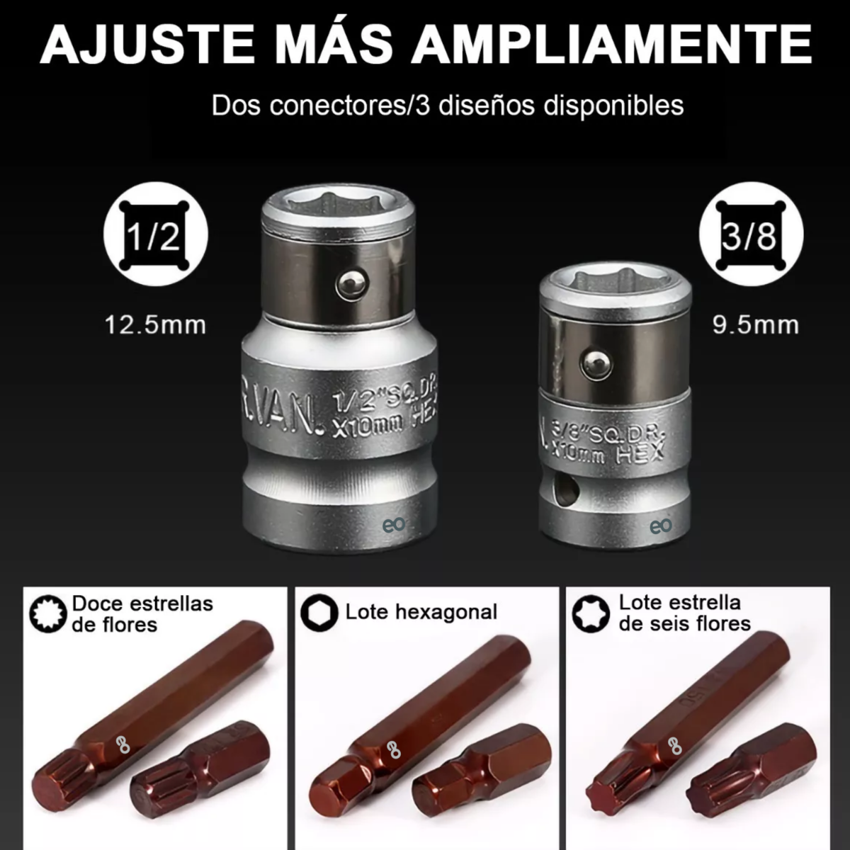 Foto 3 pulgar | Language Puntas Bristol, Torx Y Hexagonales Con Adaptador, 40 Piezas Eo Safe Imports Esi-9283-1 Multicolor
