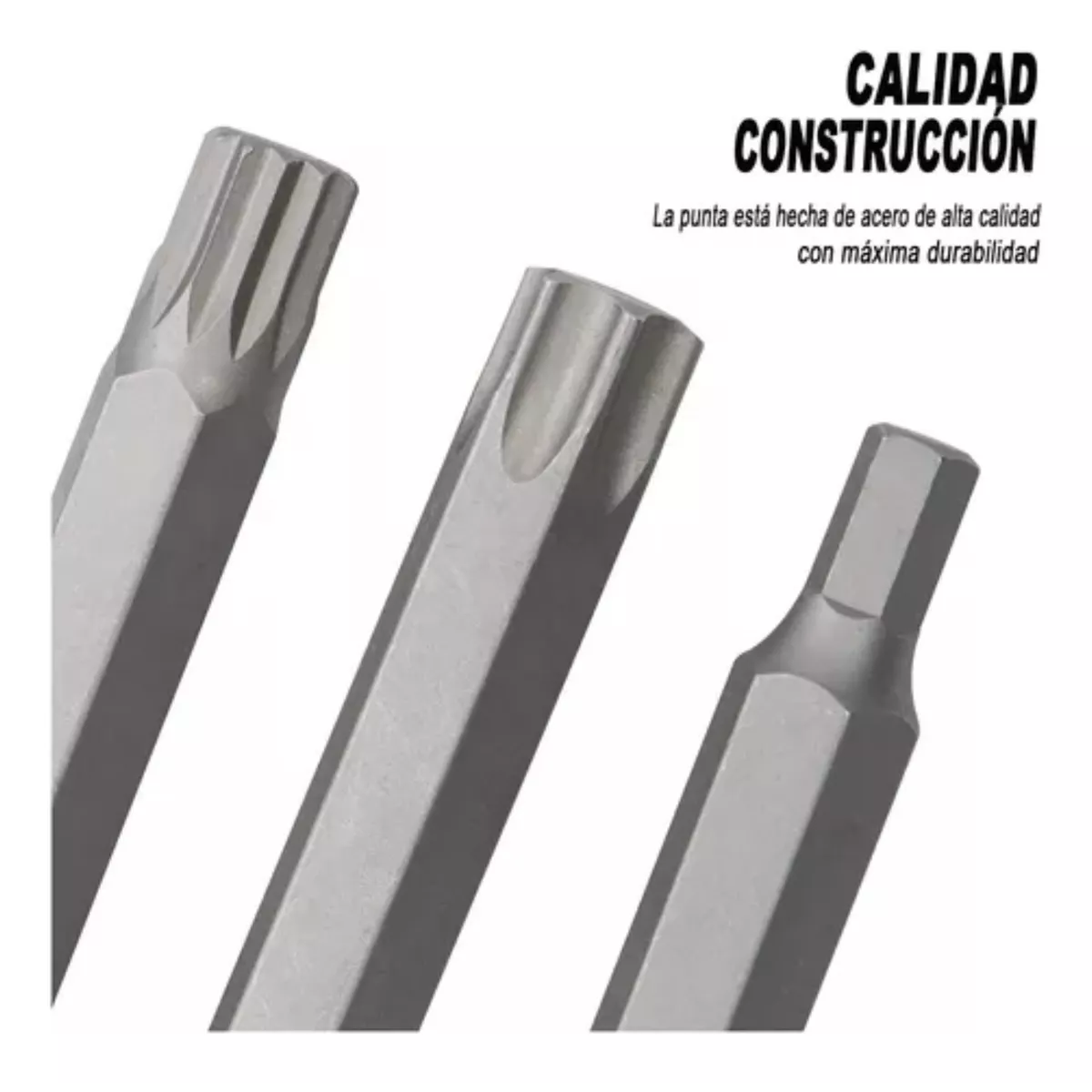 Foto 4 pulgar | Kit Puntas Bristol Torx Hexagonales Lab.g Con Adaptador 40 Piezas Negro Gris