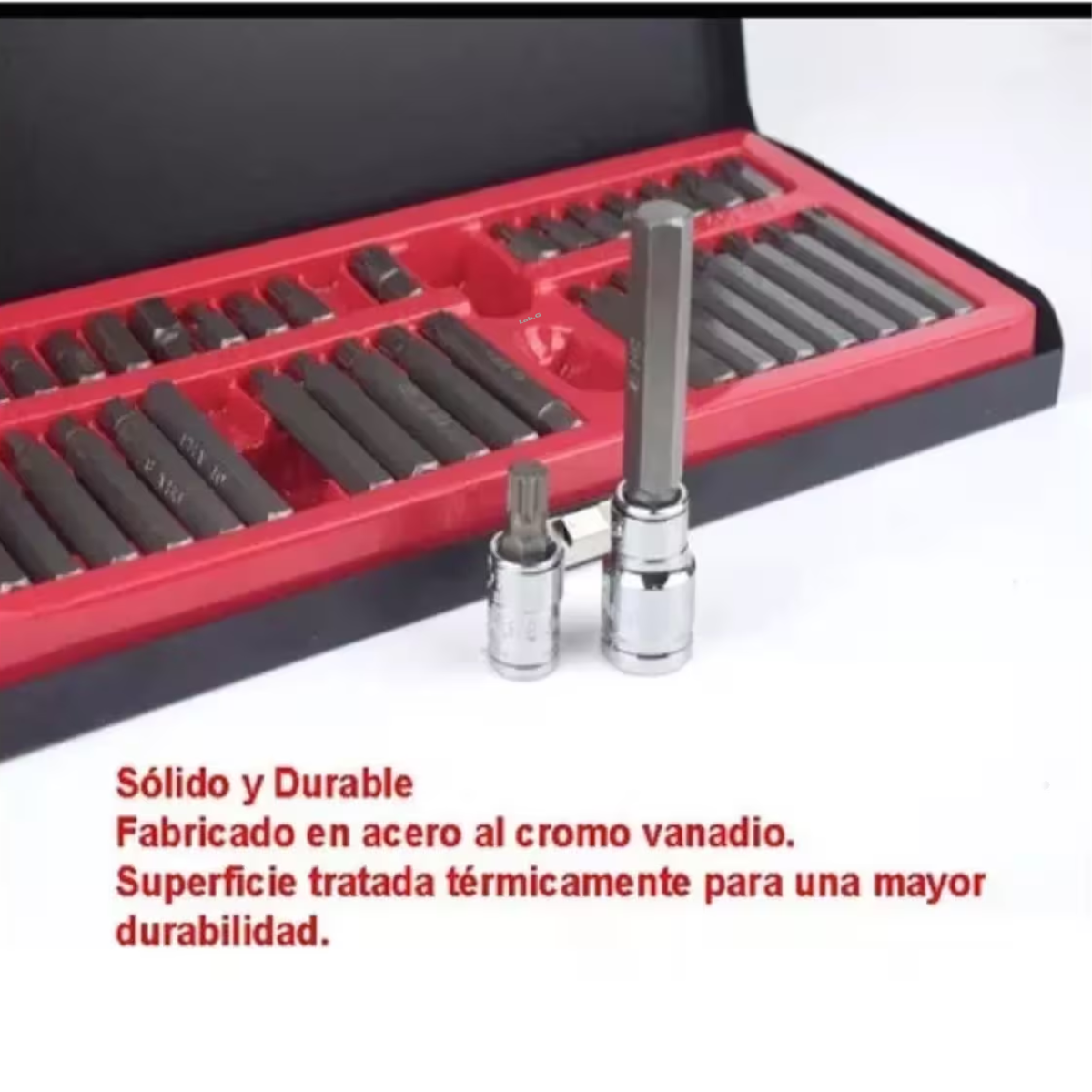 Foto 6 pulgar | Kit Puntas Bristol Torx Hexagonales Lab.g Con Adaptador 40 Piezas Negro Gris