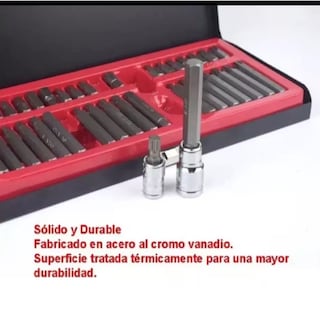 Foto 5 | Kit Puntas Bristol Torx Hexagonales Lab.g Con Adaptador 40 Piezas Negro Gris