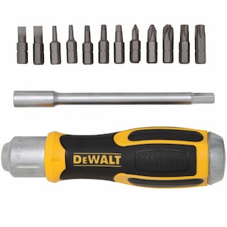 Foto 1 | Destornillador Dewalt Ratcheting Con Almacenamiento De 12 Puntas - Venta Internacional.