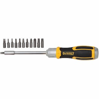 Foto 2 | Destornillador Dewalt Ratcheting Con Almacenamiento De 12 Puntas - Venta Internacional.